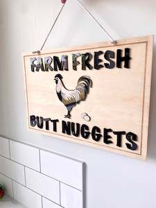 Home Decor: Chicken Coop Sign