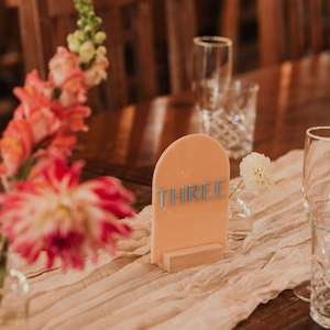 Events: Table Numbers Set of Three | Acrylic