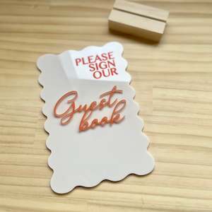 Events: Guestbook Sign | Acrylic