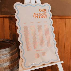 Seating Chart | Acrylic