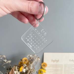 Gifts Under 25: Special Date Keyring