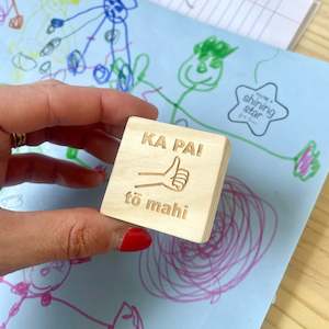 Teacher Gifts: Ka Pai Tō Mahi | Rubber Stamp