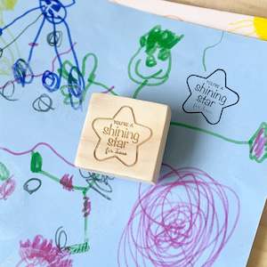 Shining Star for Jesus | Rubber Stamp