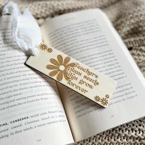 Teacher Wooden Bookmarks
