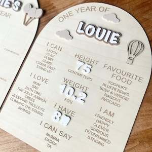 Neutral Balloon Theme | Milestone Birthday Board