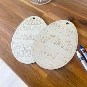 Easter Egg Colouring Craft