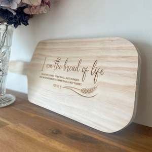 Easter: I Am The Bread of Life Cutting Board