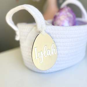 Easter Egg Tag | Wooden with Name
