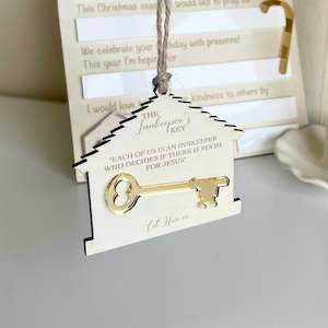 Christian Gifts Keepsakes Decor: The Innkeepers Key