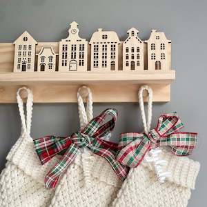 Christmas Village Wall Decor | Scandinavian