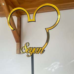 Cake Toppers: Mickey Mouse Double Layer Cake Topper