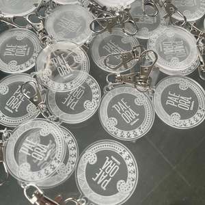 Custom Design Keyring | Frosted Acrylic | Corporate Gift