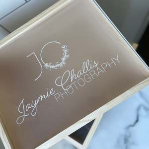 Business: Business Logo Wooden Box