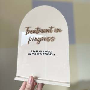 Treatment in Progress Sign | A5