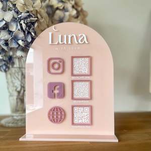 QR Code Sign | Arch | Single Panel