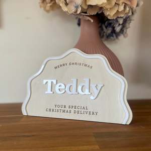 Christmas 24: Crate Plaque | Wavy