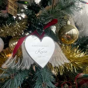 Angel Wings Ornament | In loving memory