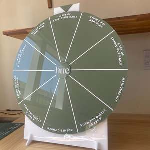 Spinning Prize Wheel | Large Promotional Event Size | Acrylic | Spin to Win for &hellip;