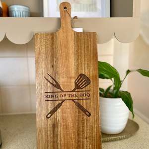 King of the BBQ | Engraved Serving Paddle