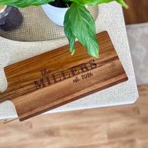 Personalised Surname Wedding Chopping Board | Newlywed Gift