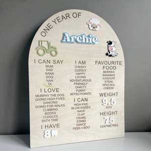 Custom Designs: Custom Design | Milestone Birthday Board