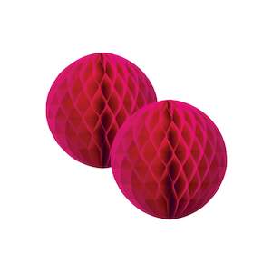 Barbie: Magenta Pink Honeycomb Balls 15cm (2 pack)