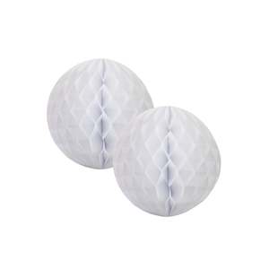 White Honeycomb Balls 15cm (2 pack)