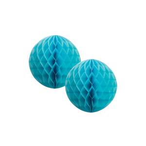 Pastel Blue Honeycomb Balls 15cm (2 pack)
