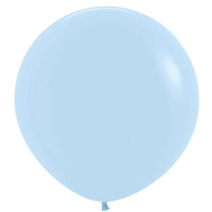 Peter Rabbit: Matte Pastel Blue Giant 90cm Round Balloon