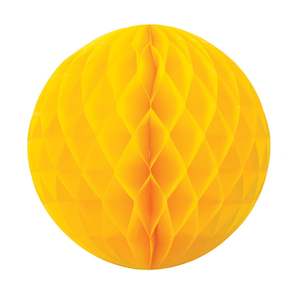 Construction: Yellow Honeycomb Ball 25cm