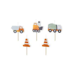 Construction Candles (5 pack)