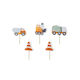 Construction Candles (5 pack)