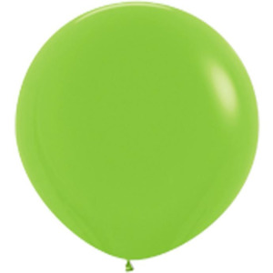 Matte Lime Green Giant 90cm Round Balloon