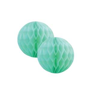 Mint Honeycomb Balls 15cm (2 pack)