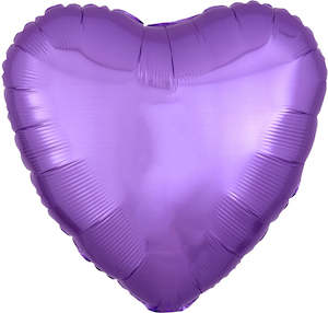 Lavender Foil Heart Balloon
