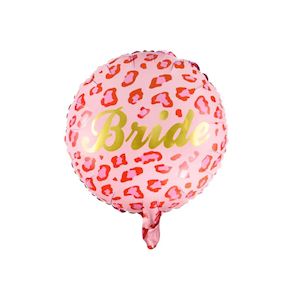Pink Leopard Print Bride Balloon