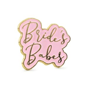 Bridal Shower Hens: Bride's Babes Enamel Pin