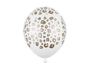 Standard Latex Balloons: Leopard 30cm Balloons (5 pack)