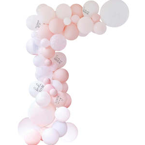 Balloon Garlands: Bride To Be Balloon Garland & Streamer Kit