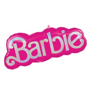 Number Word Balloons: Giant Barbie Logo Balloon