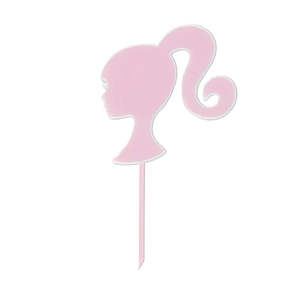 Barbie Acrylic Cake Topper