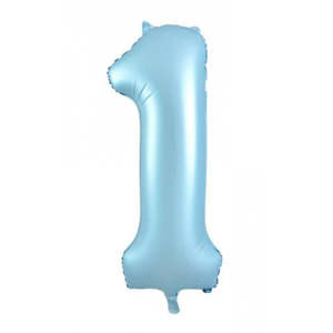 Milestones: Pastel Blue Giant Number Balloon