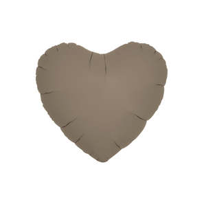 Woodland: Taupe Foil Heart Balloon