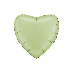 Olive Green Foil Heart Balloon