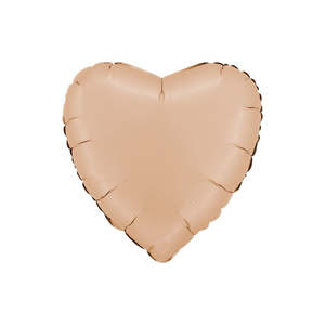 Nude Foil Heart Balloon