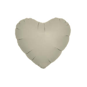 Weddings: Sand Grey Foil Heart Balloon