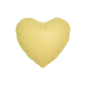 Yellow Foil Heart Balloon