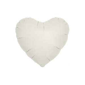 Weddings: Cloud Grey Foil Heart Balloon
