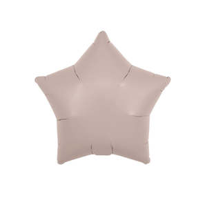 Warm Grey Foil Star Balloon