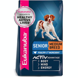 Eukanuba - Senior Medium Breed Dry Dog Food 15kg remarkablevets
